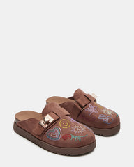 KIDS' MONEYY BROWN RHINESTONES