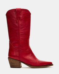 ALBANY RED LEATHER