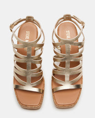 COZETTE GOLD LEATHER