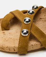 KELSO OLIVE SUEDE