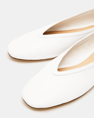 LENI WHITE LEATHER