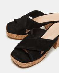 MARSDEN BLACK SUEDE