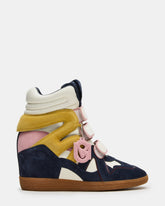 MAVIS NAVY SUEDE