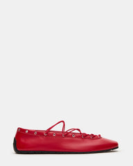 POINTE RED LEATHER