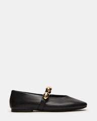 POPPIN BLACK LEATHER