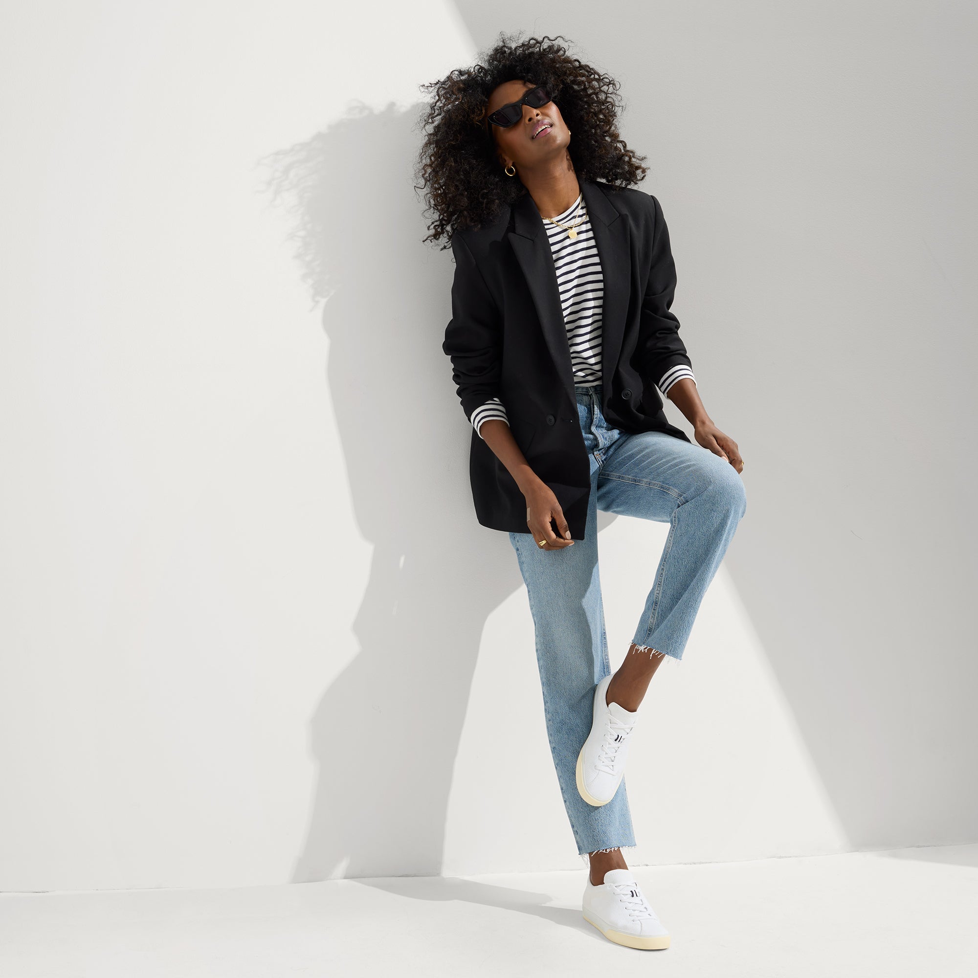 The Lace Up Sneaker - Bright White