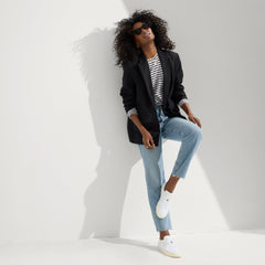 The Lace Up Sneaker - Bright White