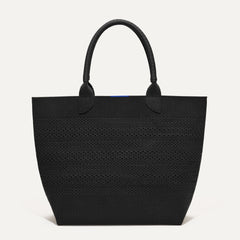 The Lightweight Tote - Black Crochet