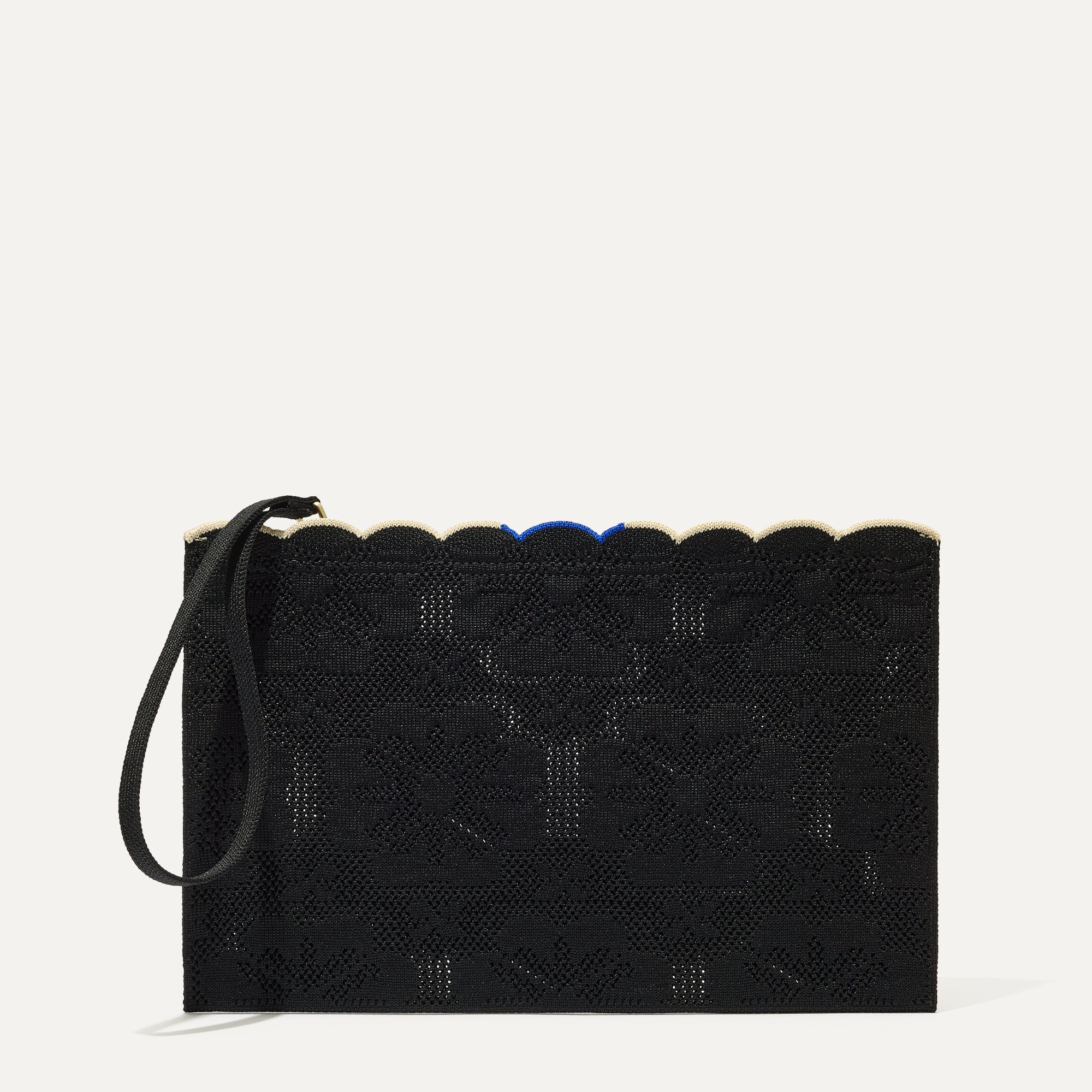 PDP |The Wristlet in Black Carnation, shown from the front.