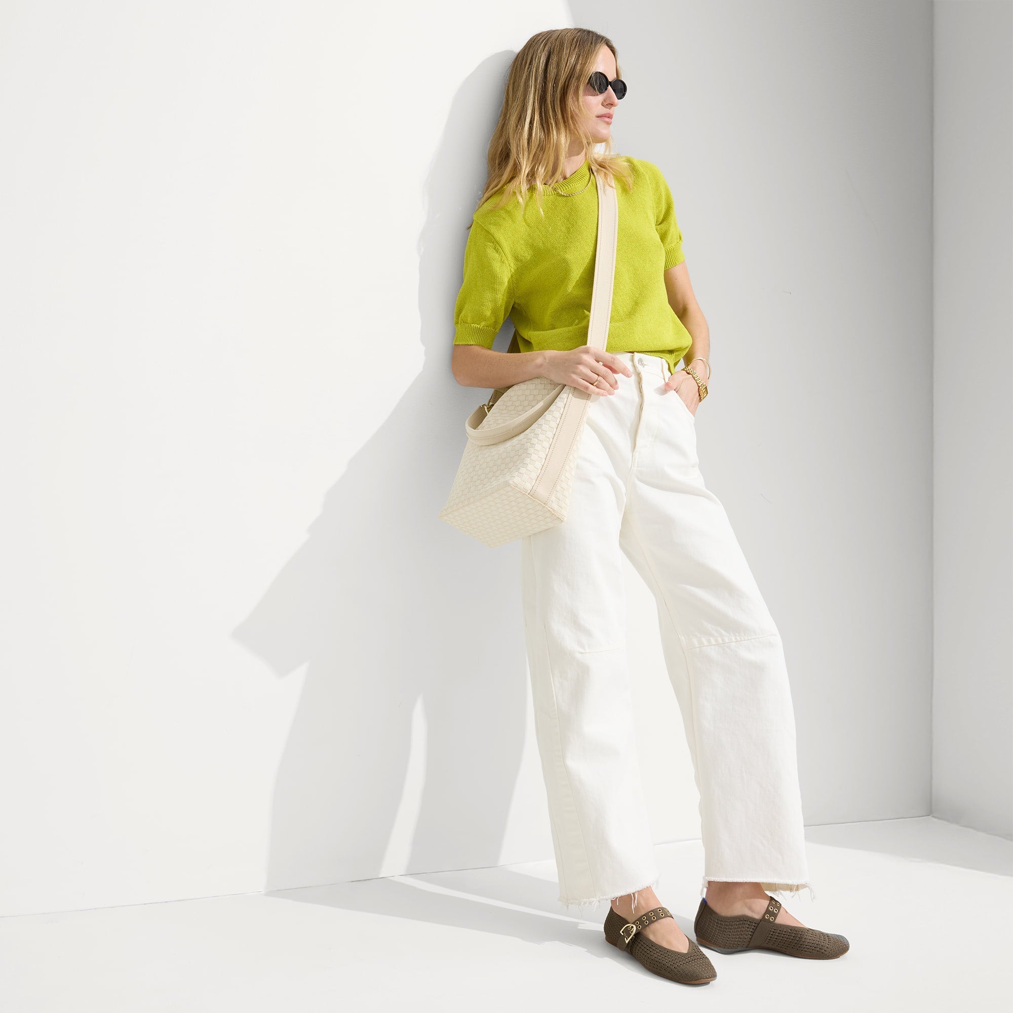 The Mini Zip Bucket - White Sand