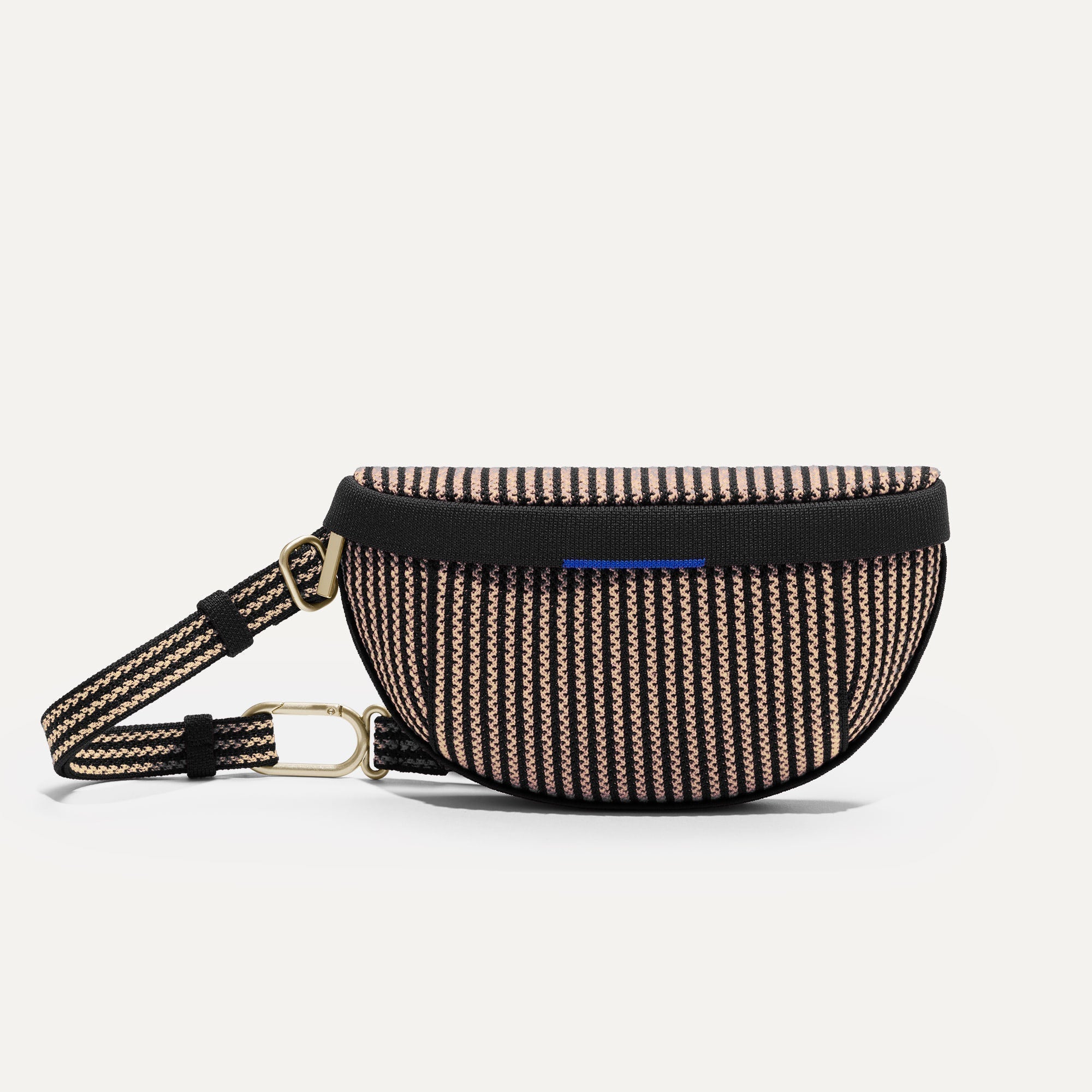 PDP |The Casual Sling in Toffee Stripe shown from the front.