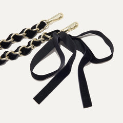 The Shoulder Strap - Velvet Black Chain