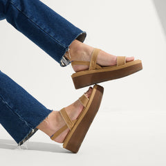 The Lightweight Wedge Sandal - Wren Whipstitch