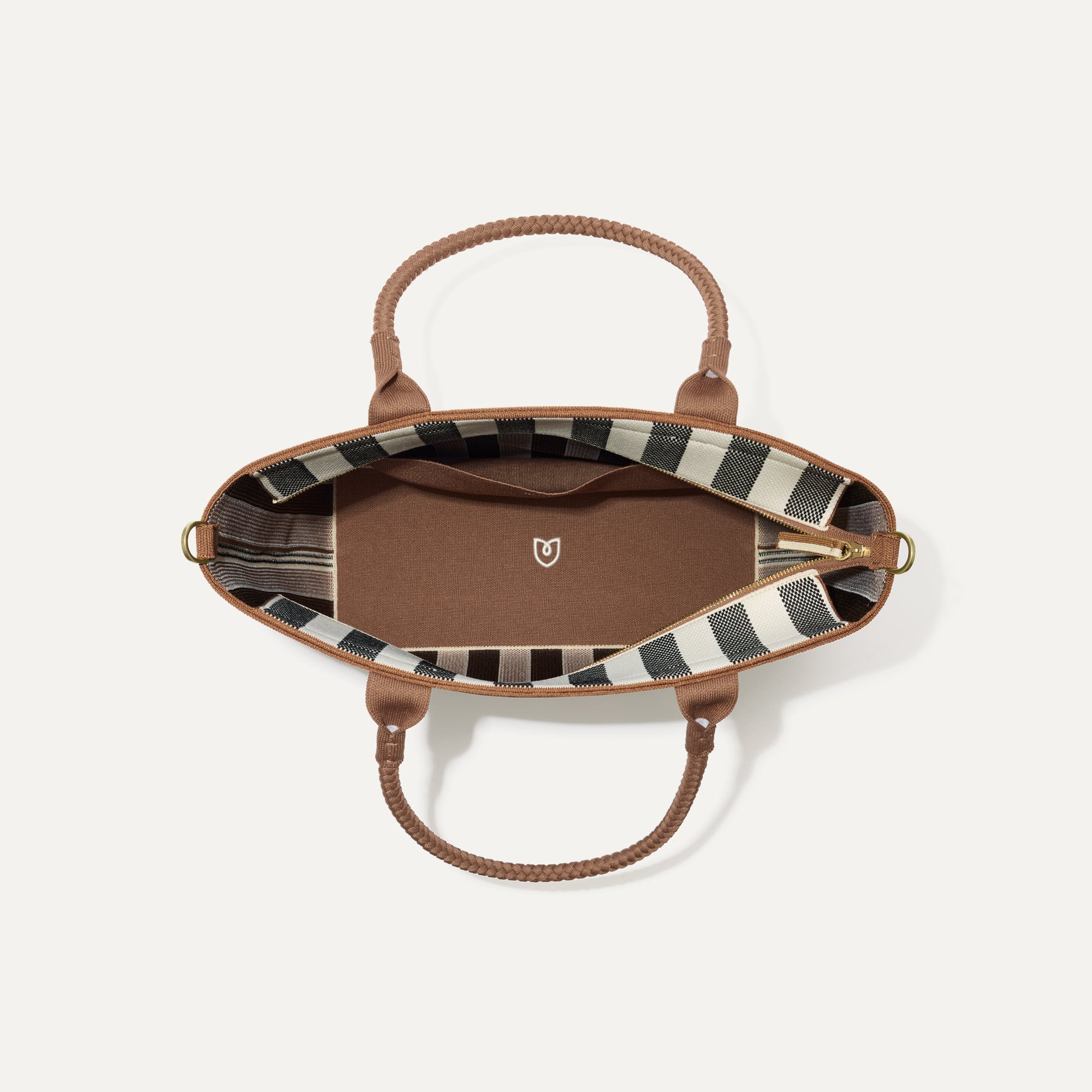 The Lightweight Zip Tote - Cabana Stripe