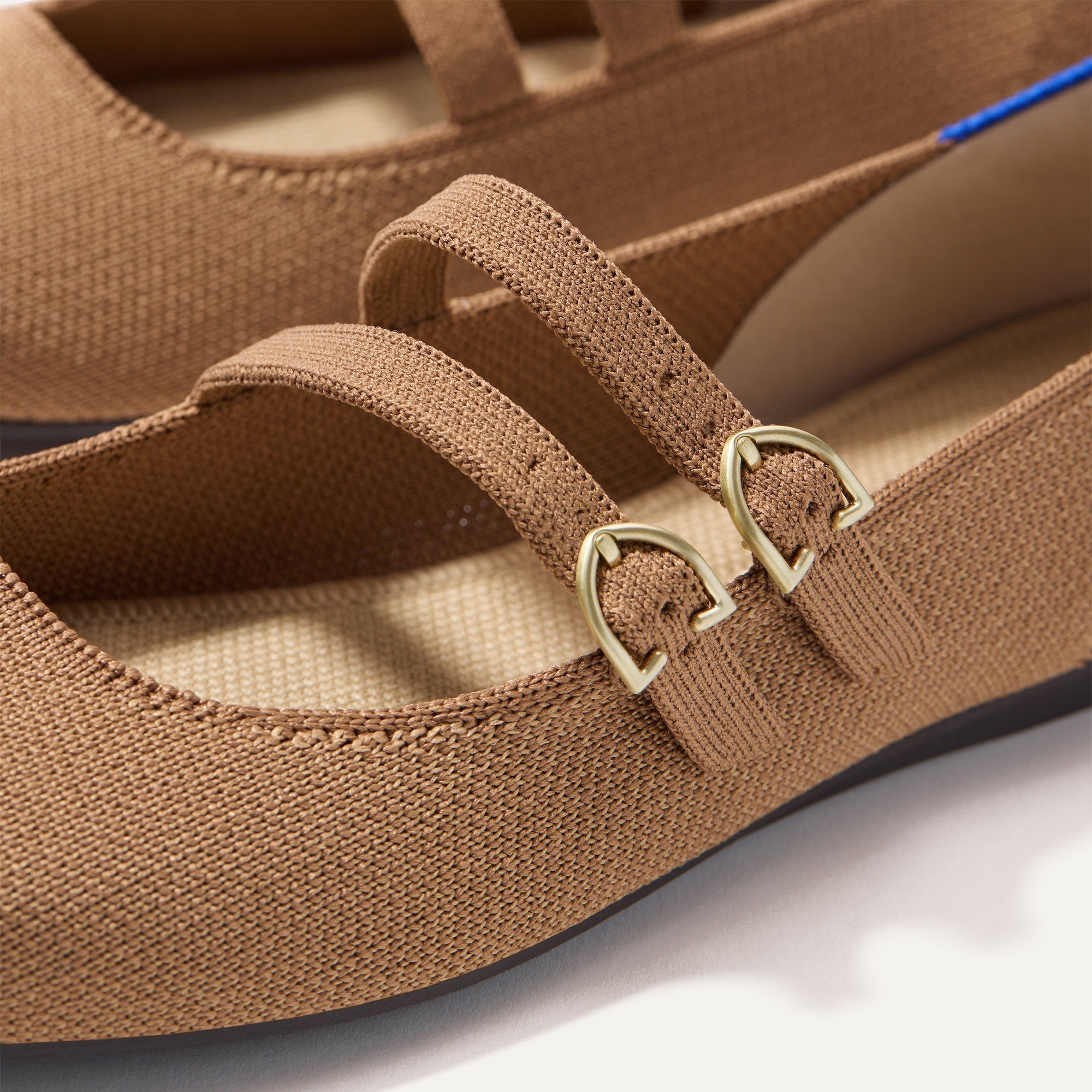 The Double Buckle Mary Jane - Java Chip