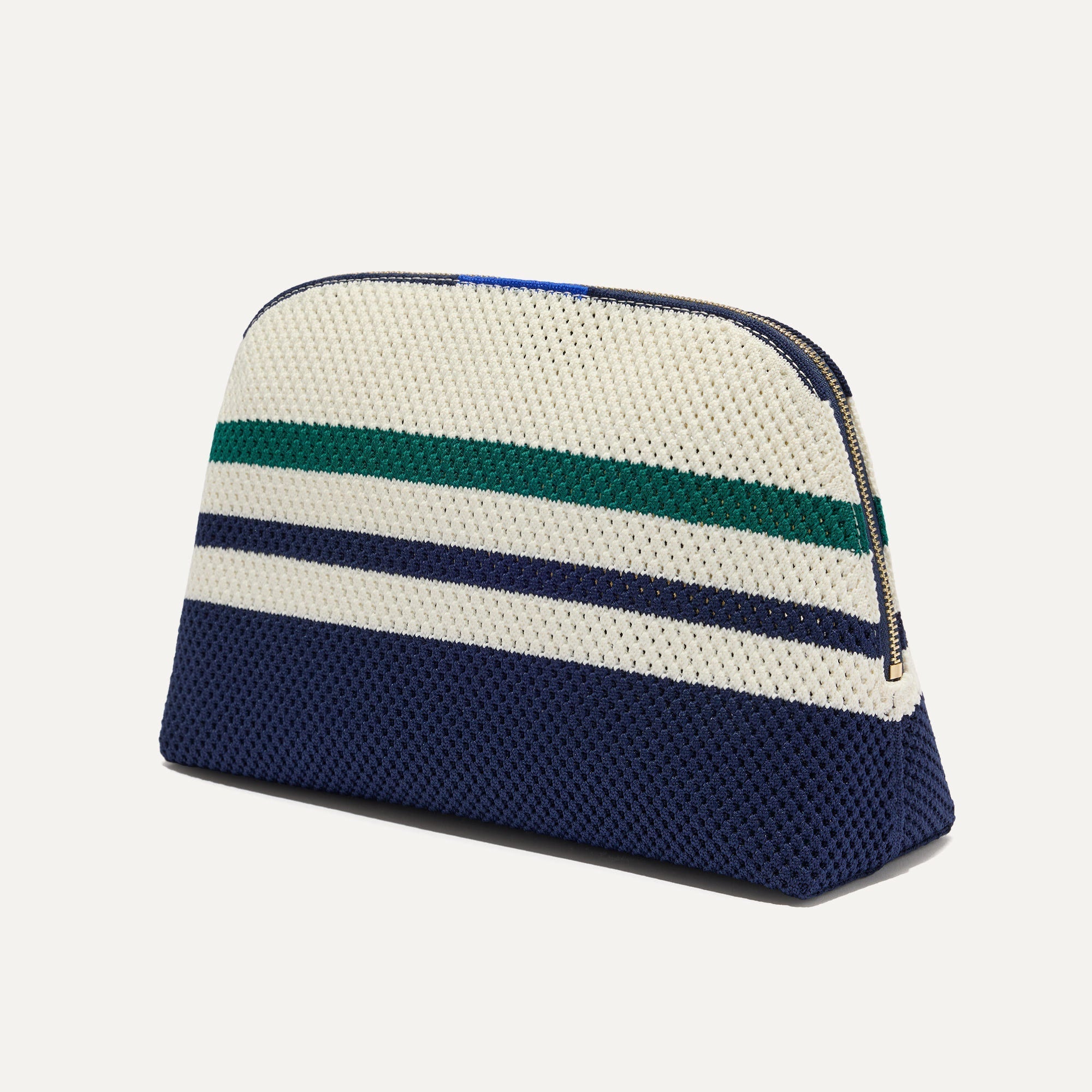 The large pouch of The Vanity Set in Volley shown in diagonal view.