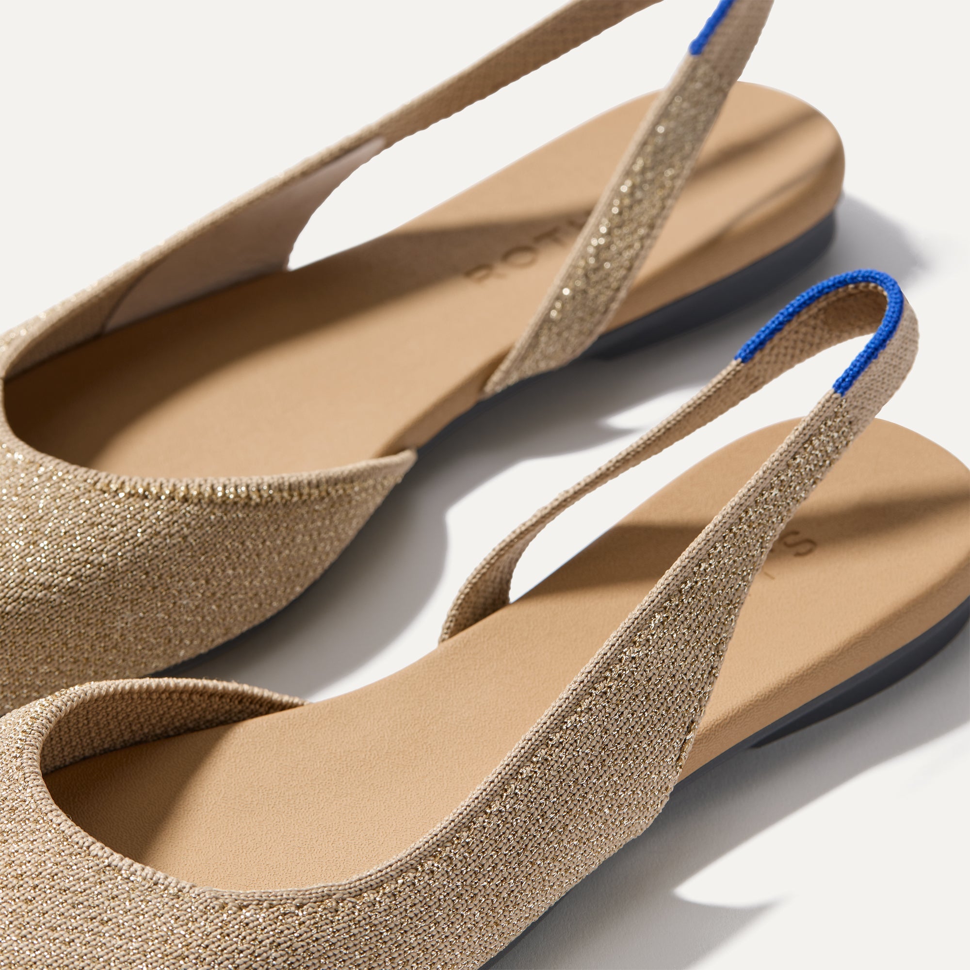 The Almond Slingback - Metallic Prosecco