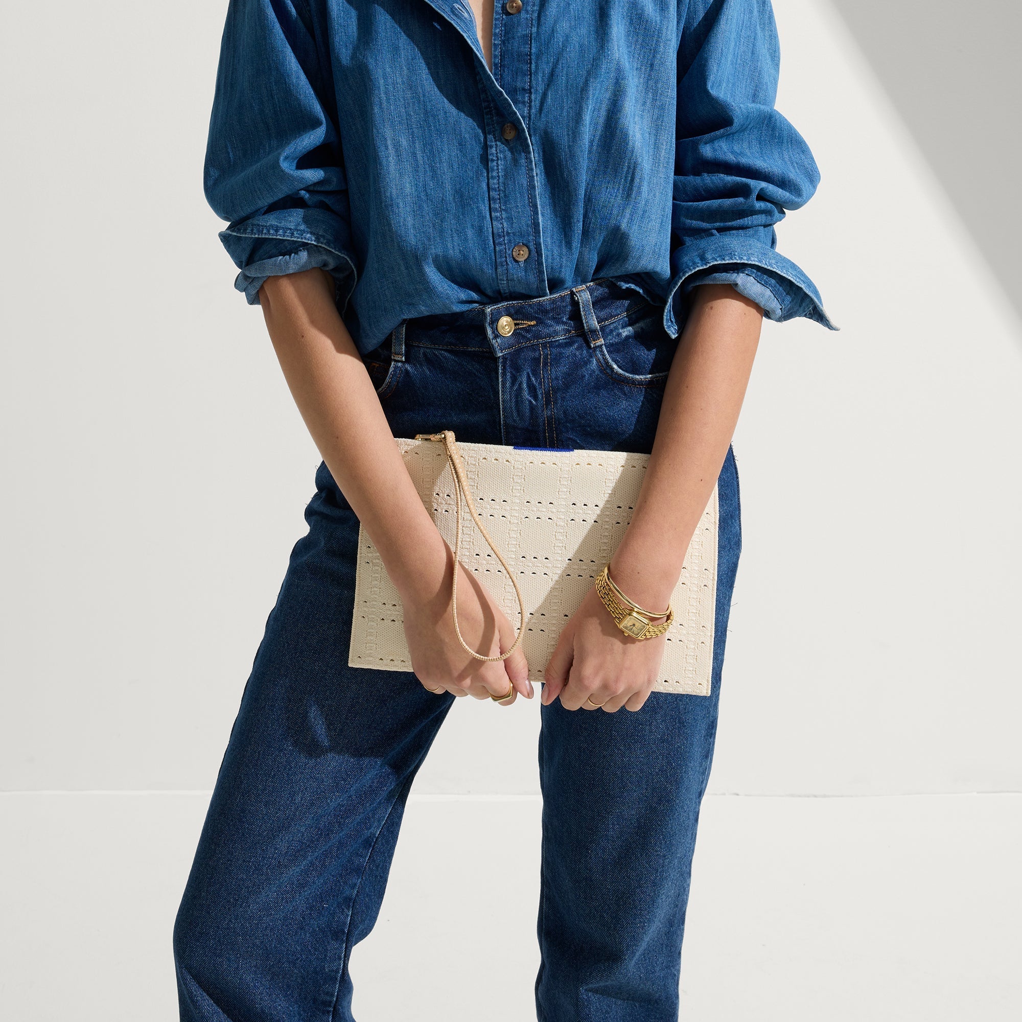 The Wristlet - Ivory Perf