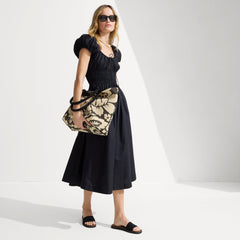 The Lightweight Tote - Jardin Black