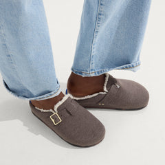 The Cozy Buckle Clog - Porcini