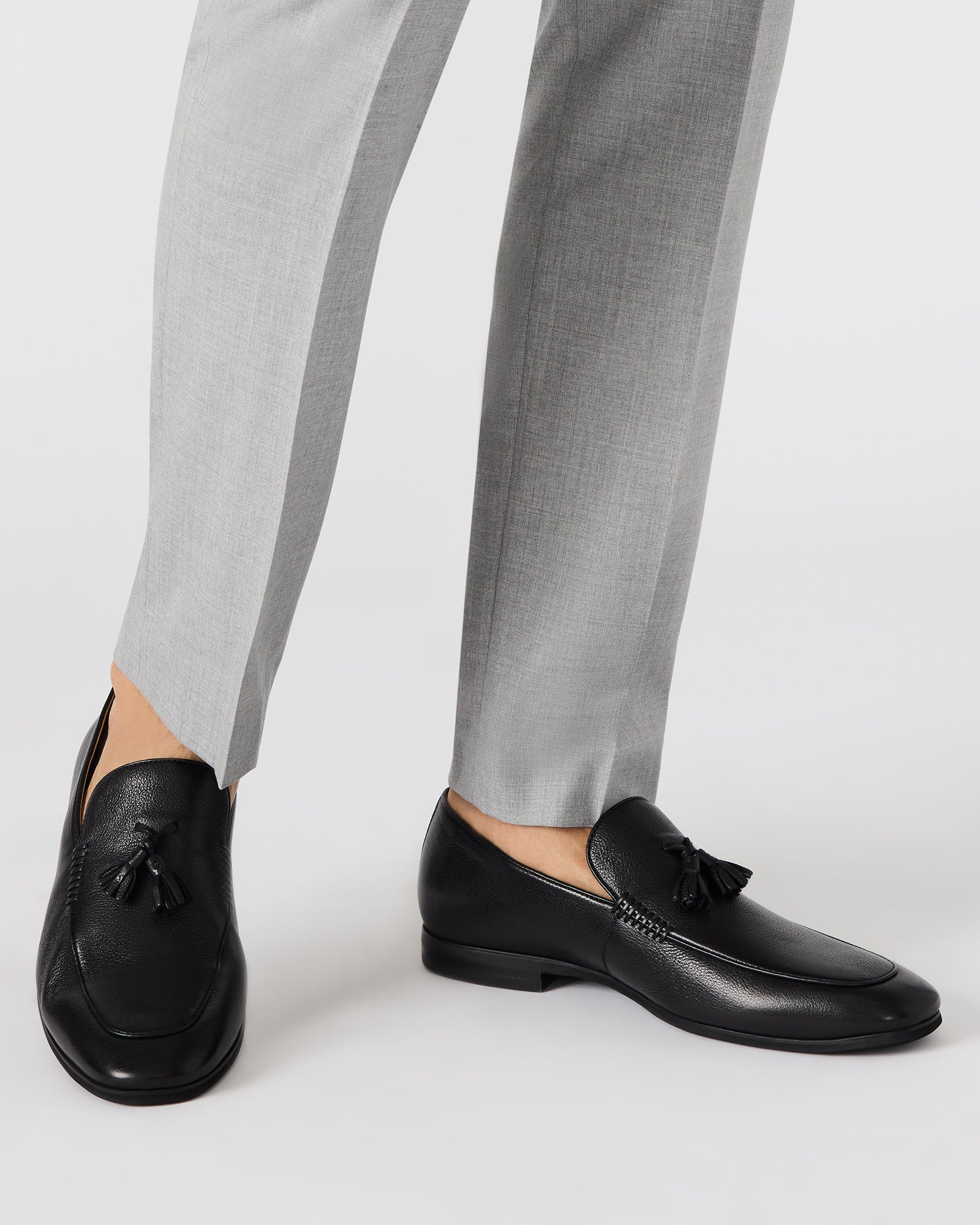 ONDRE BLACK LEATHER