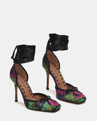 LARINA FLORAL SATIN