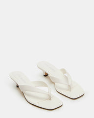 TRACIE WHITE LEATHER
